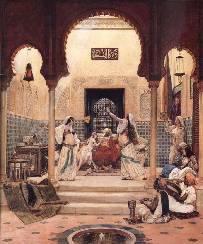 Paul-Louis Bouchard The Egyptian Dancing Girls china oil painting image